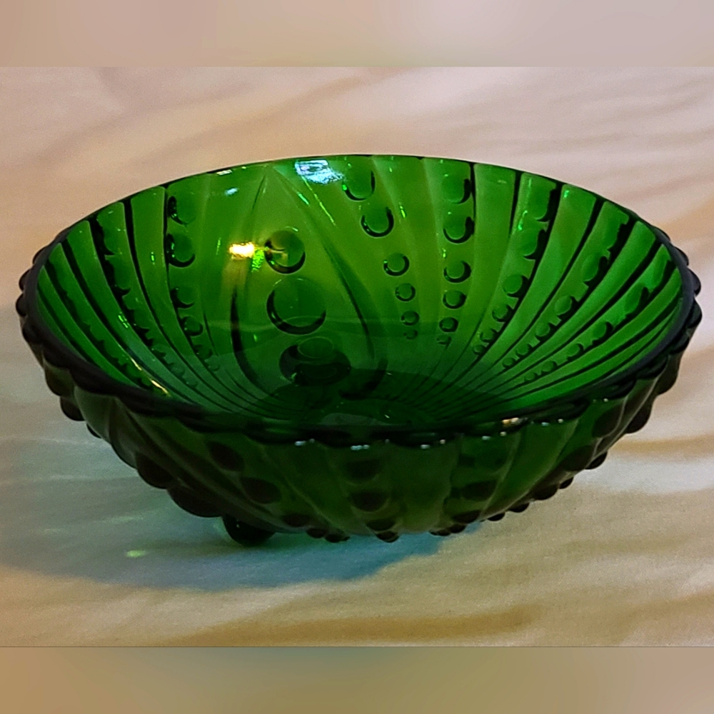 1938-1960 Burple Design Berry Bowl by Anchor Hocking